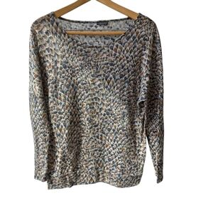 Clientele Patterned Women's Long Sleeve Top
